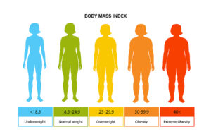 BMI chart. How to decrease your BMI with My Weigh Less